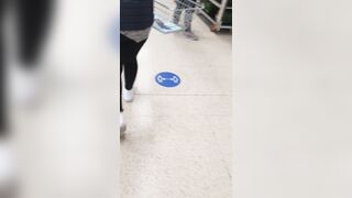 Step Milf 2 Creampie into Outside Supermarket Fucking Step Son