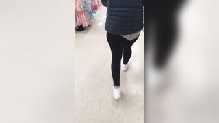 Step Milf 2 Creampie into Outside Supermarket Fucking Step Son