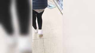 Step Milf 2 Creampie into Outside Supermarket Fucking Step Son