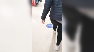 Step Milf 2 Creampie into Outside Supermarket Fucking Step Son
