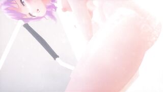 Mmd R18 Short Chan Toilet Masturbation Preparation Succubus 3d Cartoon