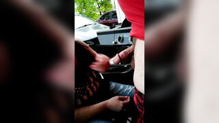 Alabama_couple256 cougar Deepthroats public inside the Parking Lot so everyone can watch