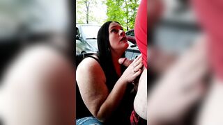 Alabama_couple256 cougar Deepthroats public inside the Parking Lot so everyone can watch