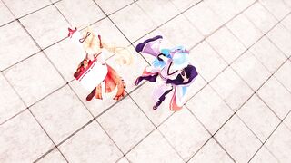 R15 Bae Teased Dance for Pervert older Man 3d Animated