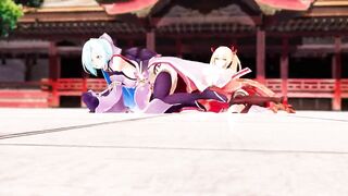 R15 Bae Teased Dance for Pervert older Man 3d Animated