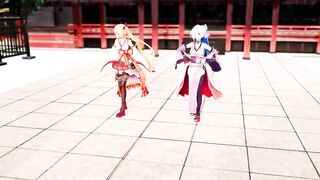 R15 Bae Teased Dance for Pervert older Man 3d Animated