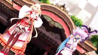 R15 Bae Teased Dance for Pervert older Man 3d Animated