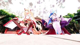 R15 Bae Teased Dance for Pervert older Man 3d Animated