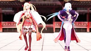 R15 Bae Teased Dance for Pervert older Man 3d Animated