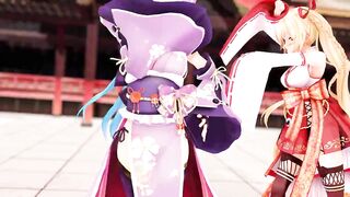 R15 Bae Teased Dance for Pervert older Man 3d Animated
