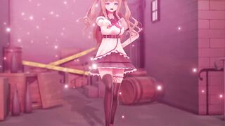 R15 Goddess Candy chick Teased you to make you Rough 3d Animated