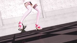 R15 Candy Women Tease you with her Adorable Panty Color 3d Cartoon