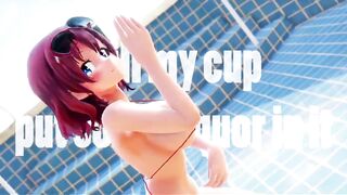 Mmd R18 Short Chan Celebrate into the Empty Pool no Water 3d