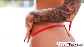 goddess Christy Mack Touches her self for you