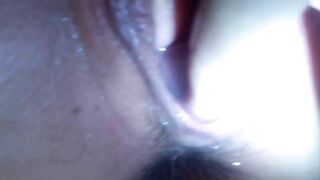 close up creamy twat masturbation with juicy sounds