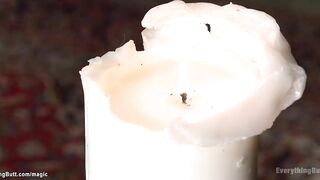 milf dominatrix plays with butt of dark hair