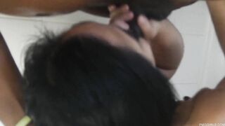 HUGE BUTT CHINESE SONG LEE GETS NAILED BY big black dick INTO THE SHOWER