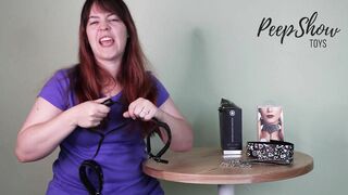 Vibrator Review - FETISH Adjustable Leather Handcuffs with Handle and Collar with