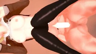 Attack on Titan - Annie Leonhart gets pounded by Titan
