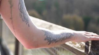 GODDESS OUTDOORS NAILED! - 4K SEX TAPE