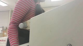 My Hispanic Nude Booty Having Fun at Work 