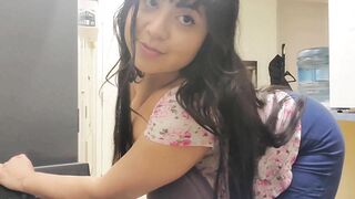 My Hispanic Nude Booty Having Fun at Work 