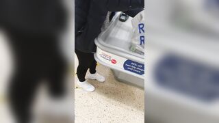 Step Milf into Pants Stuck under Shelf got Screwed by Step Son