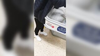 Step Milf into Pants Stuck under Shelf got Screwed by Step Son