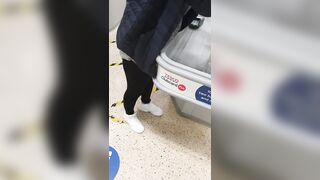 Step Milf into Pants Stuck under Shelf got Screwed by Step Son