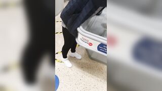 Step Milf into Pants Stuck under Shelf got Screwed by Step Son