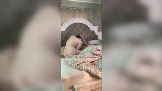 Amateur Cutie Oral Sex Gagging on Long Rough Penis
