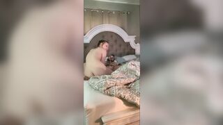Amateur Cutie Oral Sex Gagging on Long Rough Penis