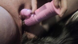 Masturbating with new Tail