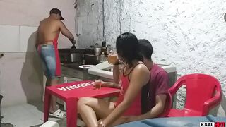 Musa Danny sexy, goes with his new sweetheart, inside the