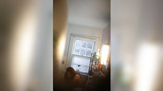Amazingly Hot roomate shower spy - using toilet