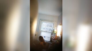Amazingly Hot roomate shower spy - using toilet