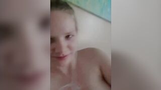 Long Tit barely legal flashes her melons on omegle