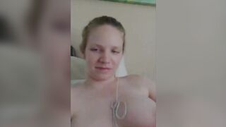 Long Tit barely legal flashes her melons on omegle