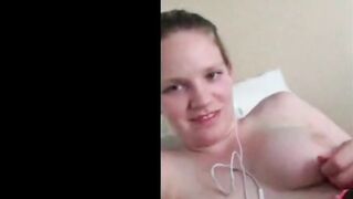Long Tit barely legal flashes her melons on omegle