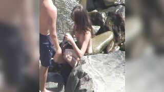 Hidden web cam Sex on the beach Voyeur Young Couples