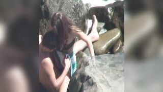 Hidden web cam Sex on the beach Voyeur Young Couples