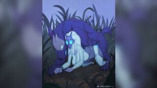 Furry/Human Compilation 50\50 from Jukai