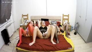 Adult Lesbian Ladies 3 Way Fantasize With Toys