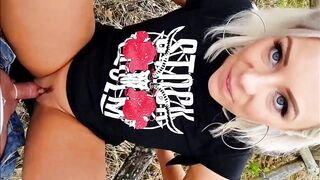 Defloration of the user in the field - he never