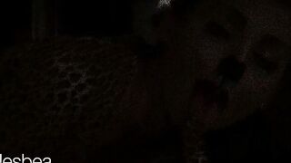 Lesbea Iwia and Adela young lesbian babes with furry fox