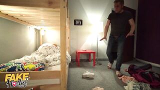 Fake Hostel Curious goddess bi-erotic girls find a real penis