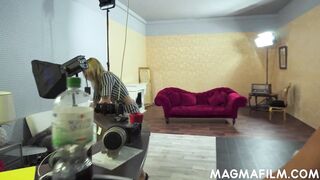 Lustful Lesbians Rubbing their Slick Quims