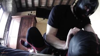 Laura on Heels Amateur 2021 on Stocking and Red High Heels Bound