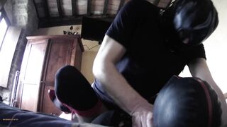 Laura on Heels Amateur 2021 on Stocking and Red High Heels Bound