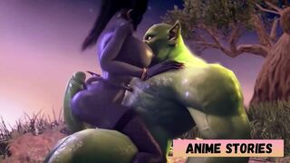 Futa Draenei Banged! - World of Warcraft [futa x Futa] W/ Sound